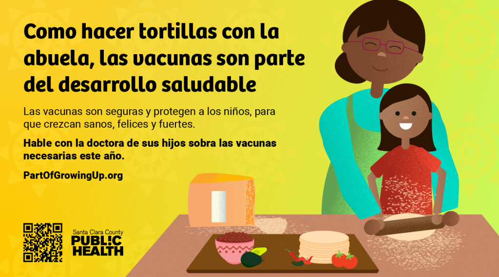 Tortilla making campaign graphic